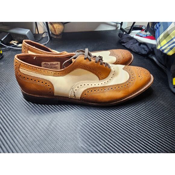 Allen Edmonds Broadstreet wingtip mens 10.5 B - Picture 4 of 7